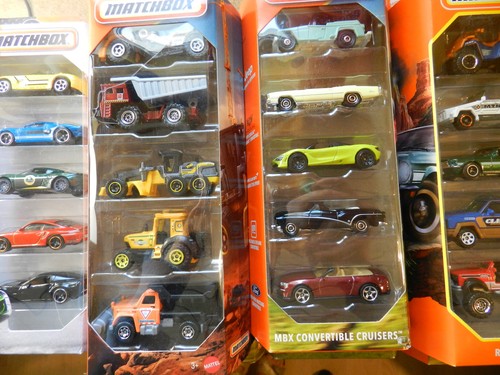 Auswahl matchbox 5er packs - matchbox,